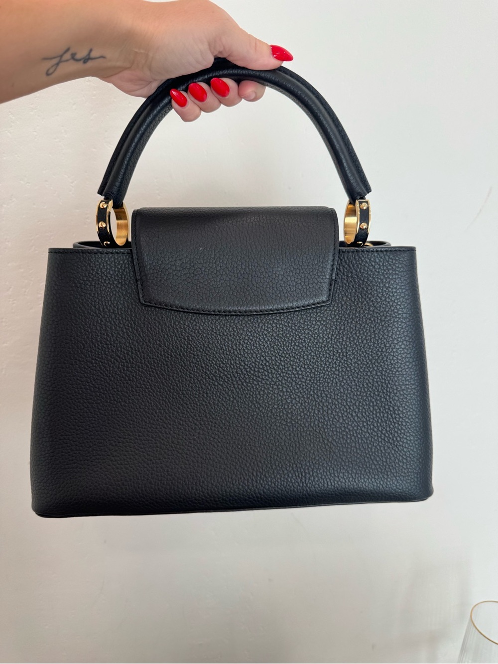 Louis Vuitton Taurillon Leather Fleur de Lys Capucines PM - Picture 5 of 8